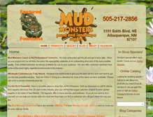 Tablet Screenshot of mudmonsters.com